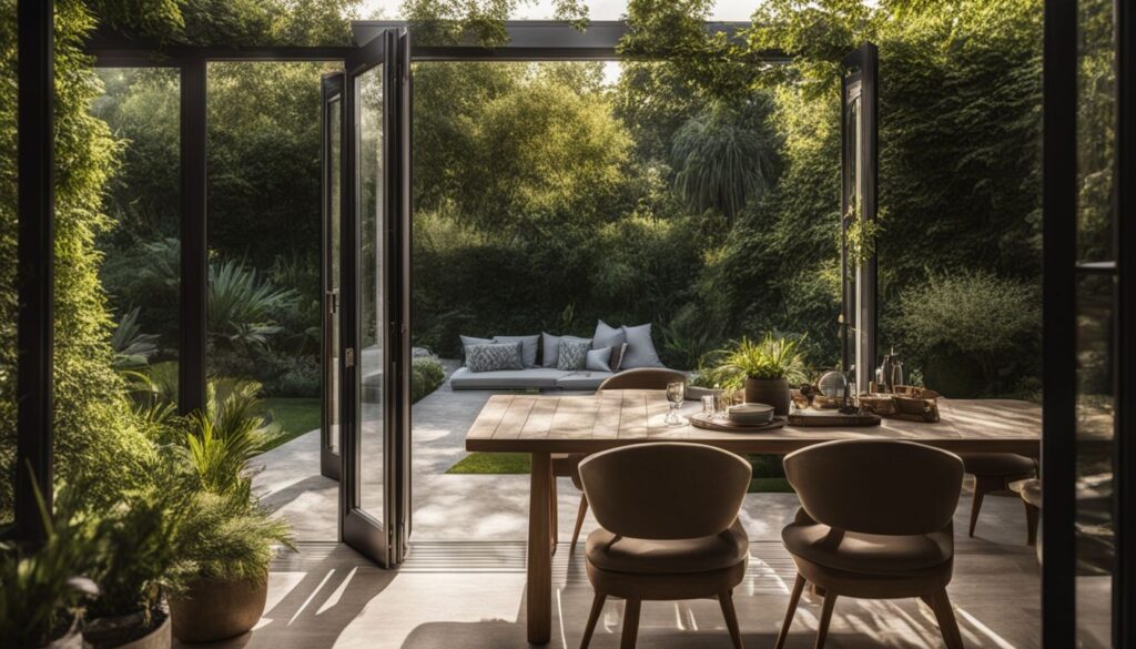 the elegance of bi fold doors in paradise rooms 213030135